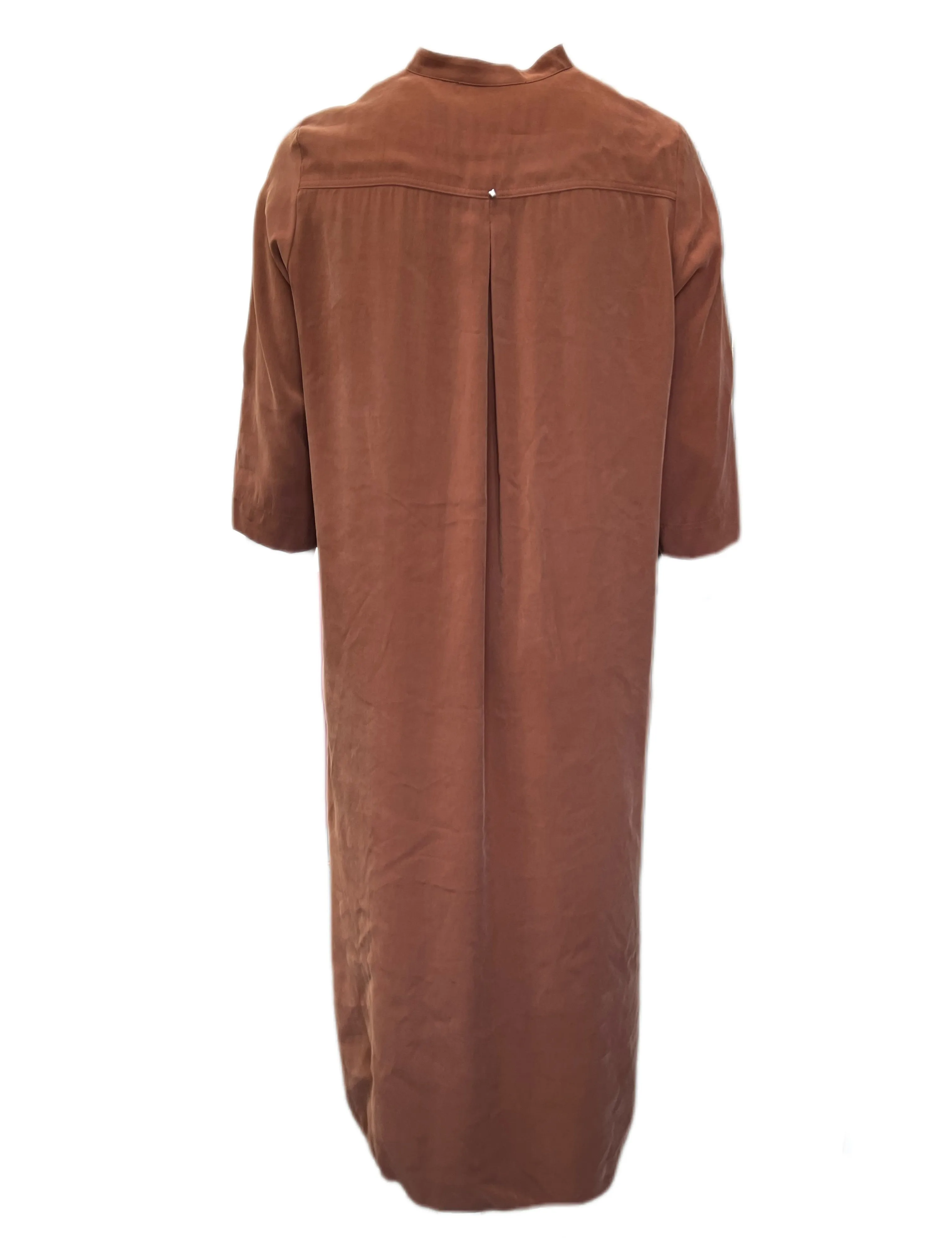 Marina Rinaldi Women's Brown Dadaista Button Down Shift Dress Size 16W/25 NWT
