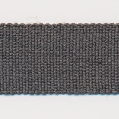 Melange Grosgrain Ribbon #105 Steel Black