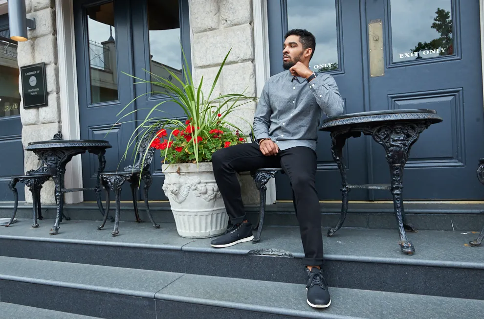 Mens Straight Leg in Black