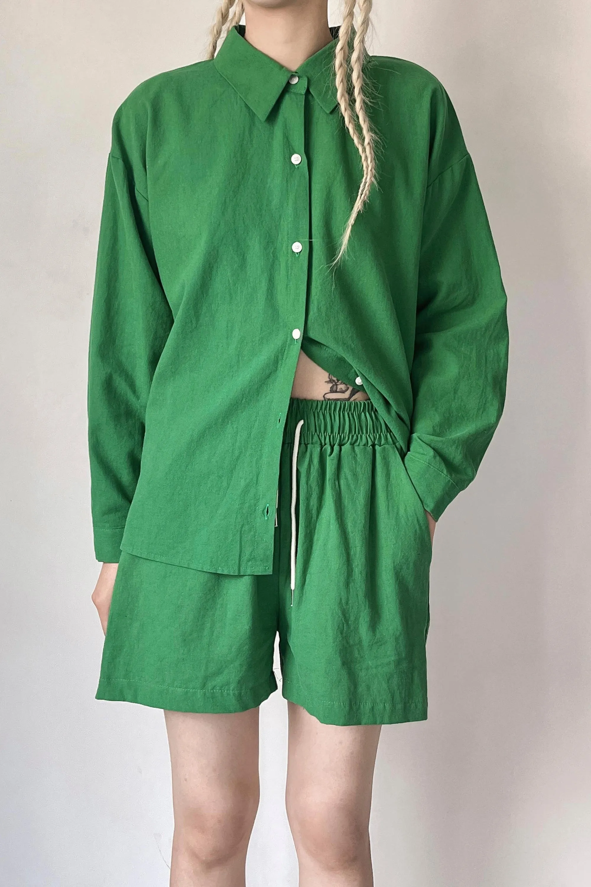 Mia Openback Linen Shirt
