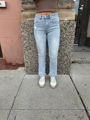 Mica Dodgers Blue Crop Jeans