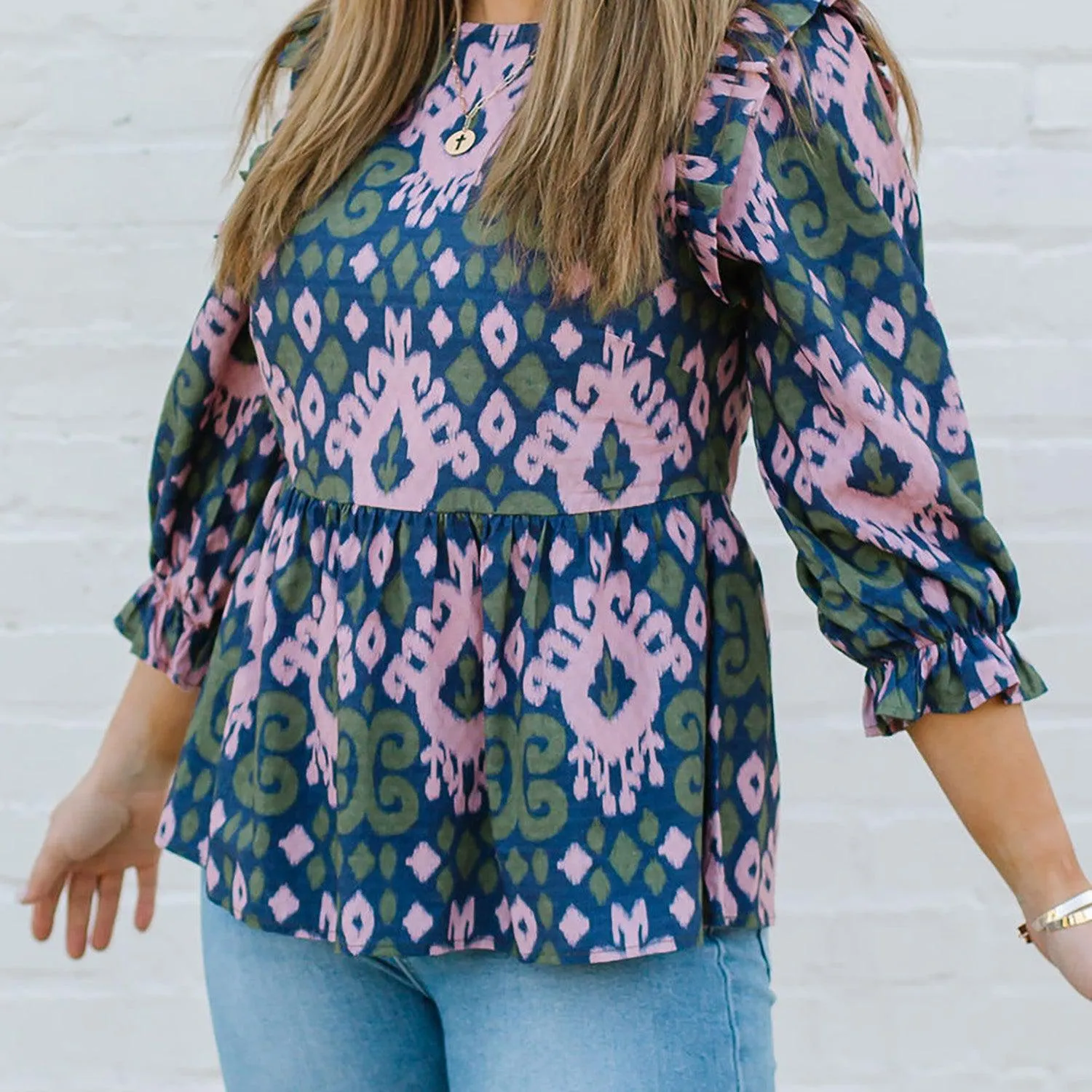 Michelle McDowell Mills Top