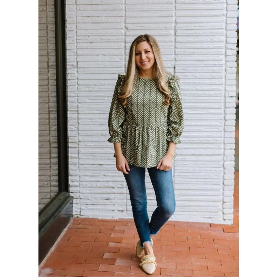 Michelle McDowell Mills Top