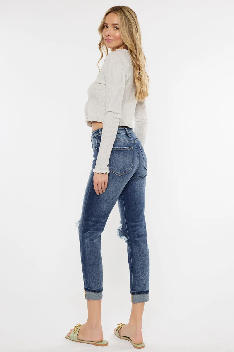 Milan High Rise Mom Jeans