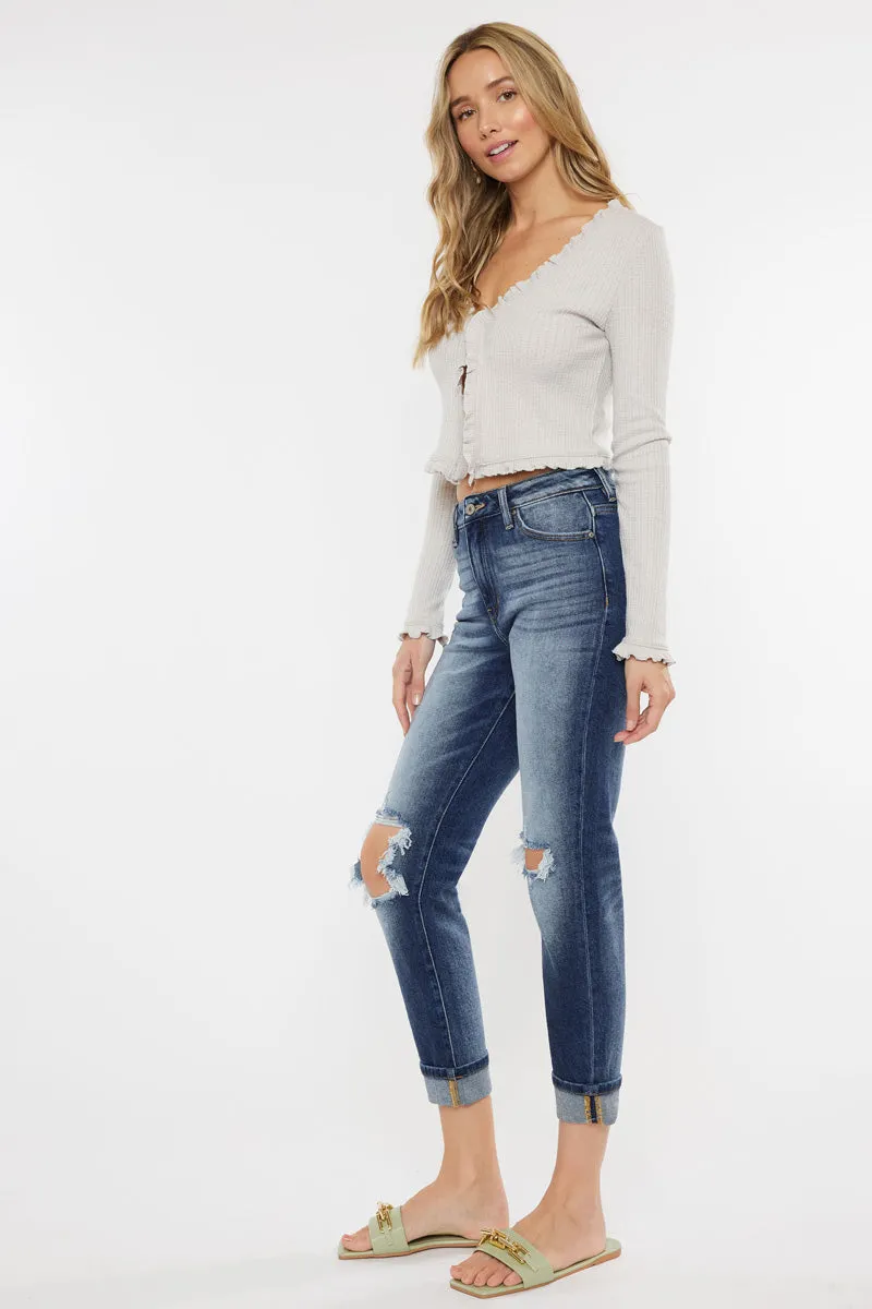 Milan High Rise Mom Jeans