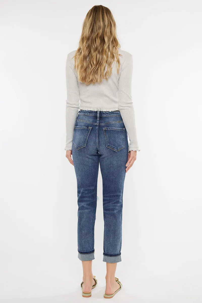 Milan High Rise Mom Jeans