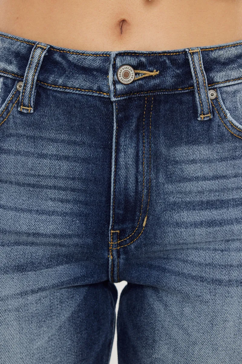 Milan High Rise Mom Jeans