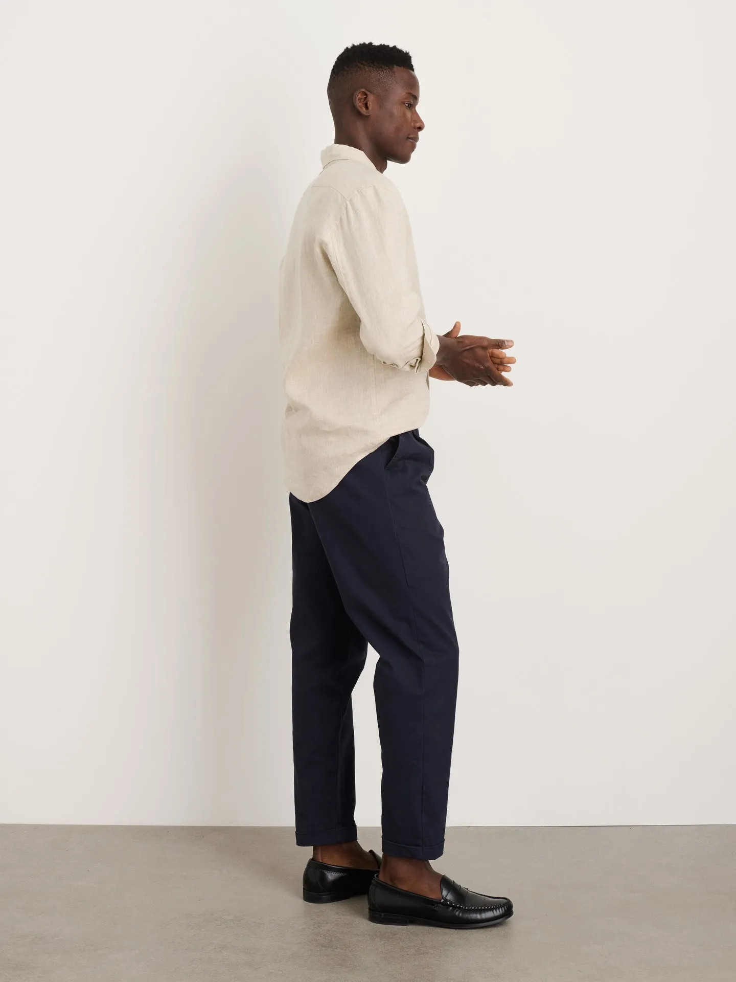 Mill Shirt in Flax Linen