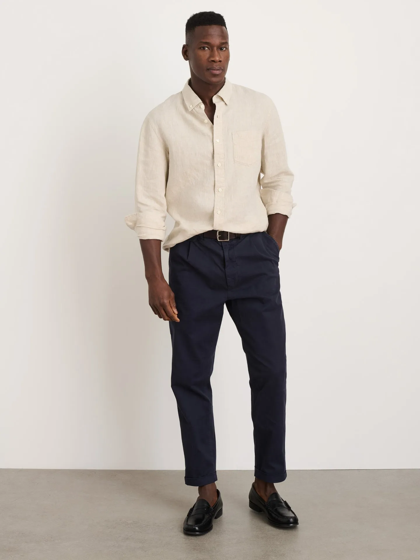 Mill Shirt in Flax Linen