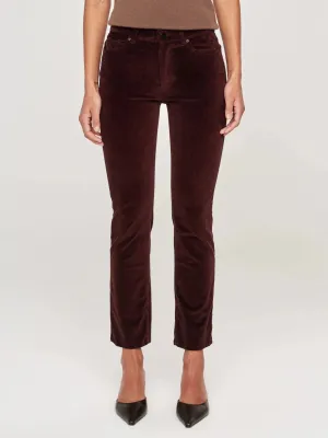Mulberry Velvet Mara Straight Jean