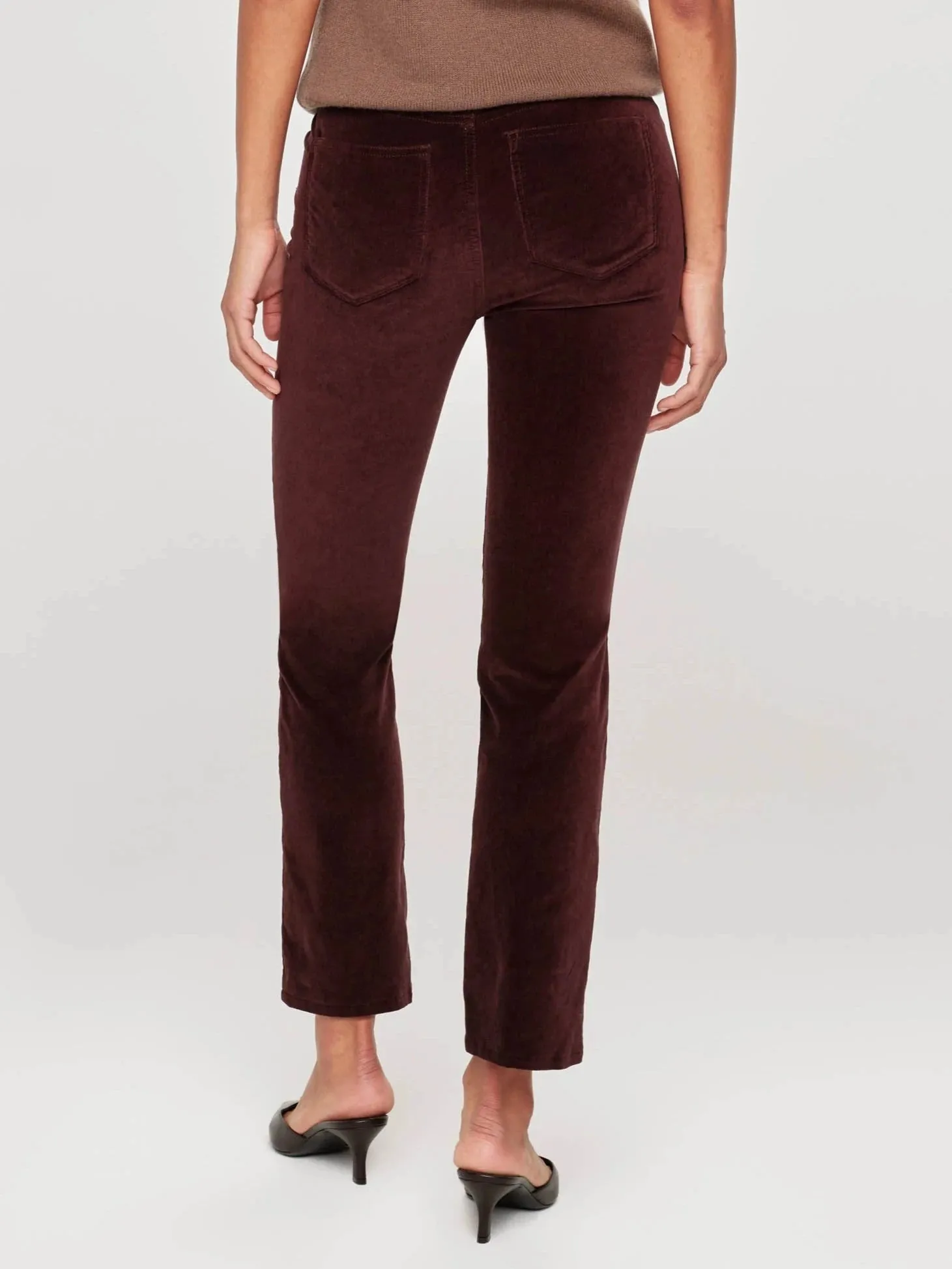 Mulberry Velvet Mara Straight Jean