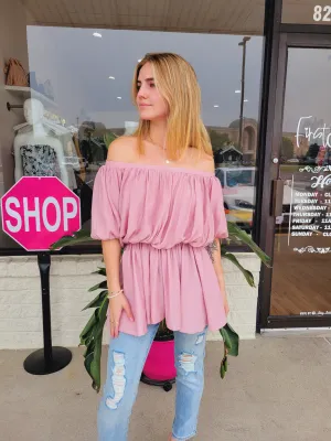 Natalie Peplum Top