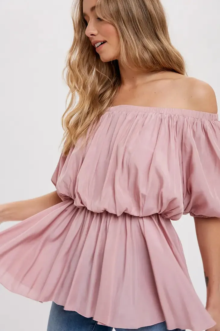 Natalie Peplum Top