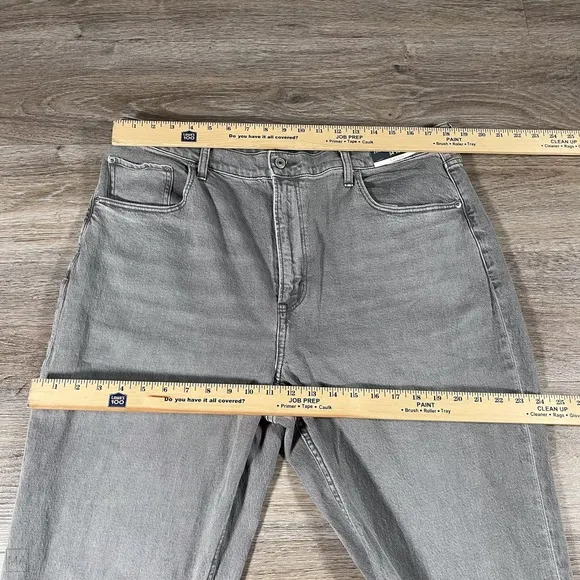NEW Abercrombie &amp; Fitch Women's Jeans Curve Love Ankle Straight High Rise 34_18L