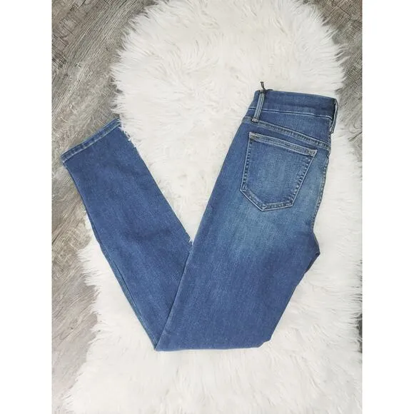NEW JOE'S THE LARA FRONTIER MID-RISE CIGARETTE JEANS - SIZE 24