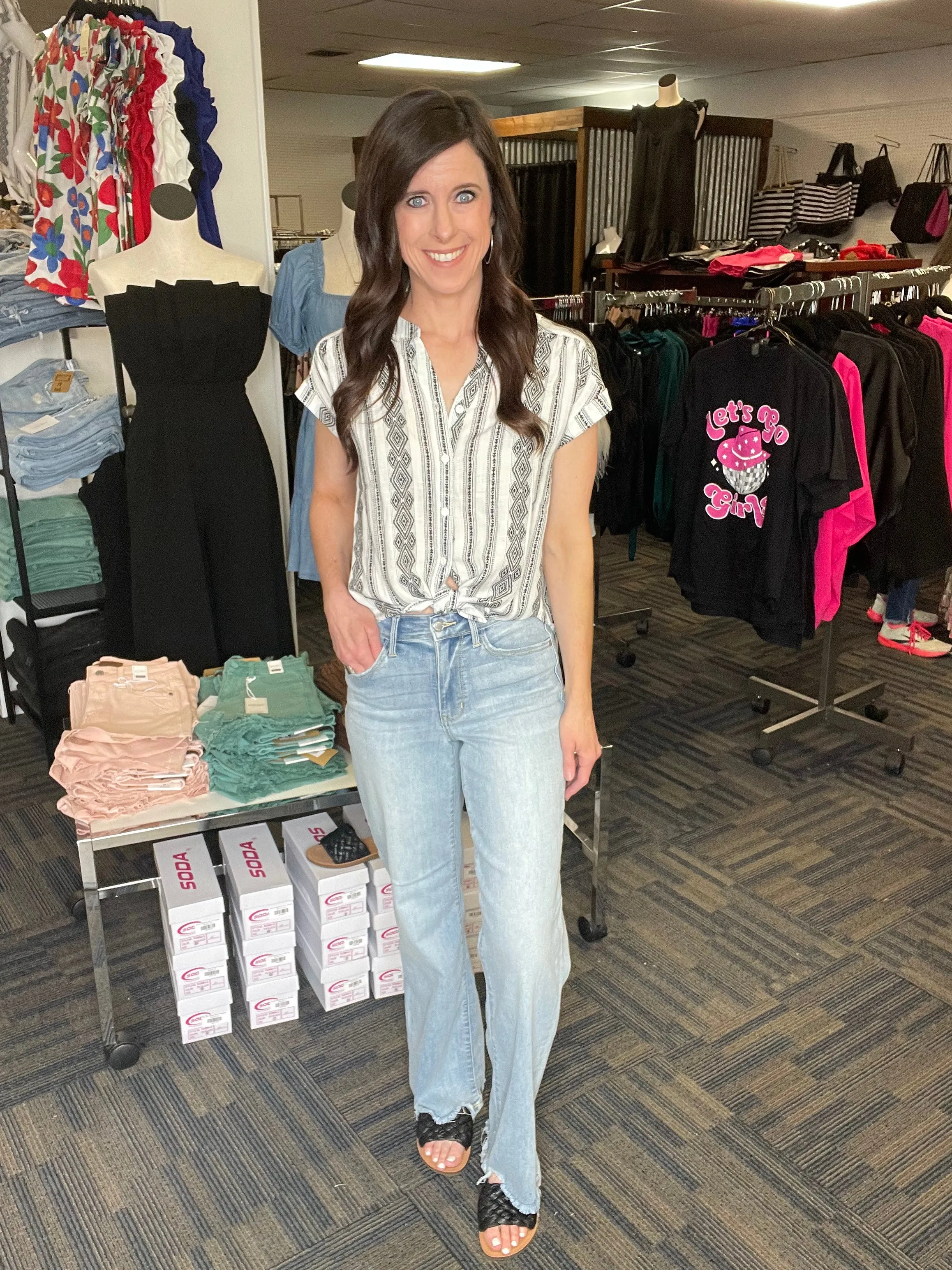 Nothing But Style Straight Leg Jeans