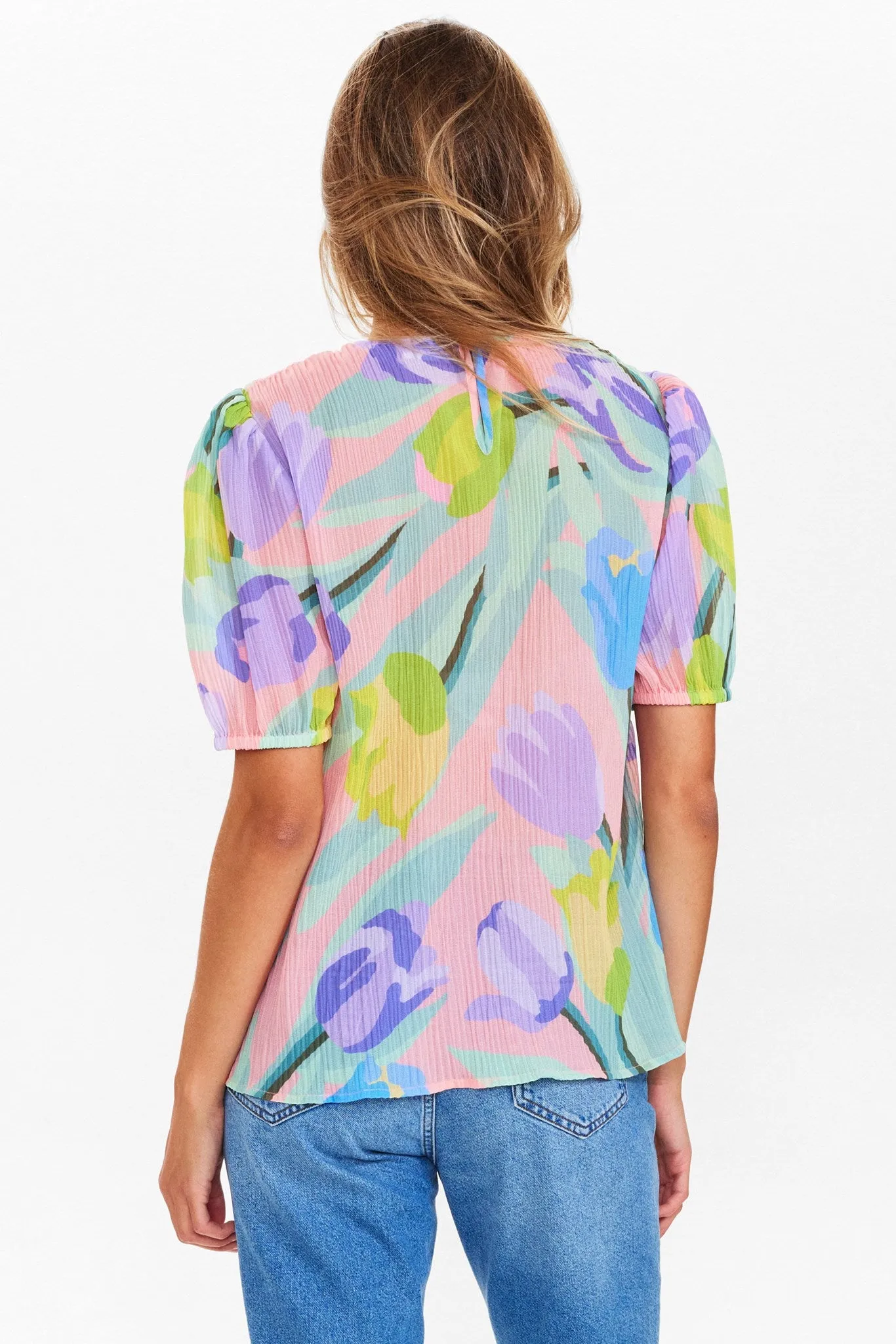 NUCLIO BLOUSE - Peach Melba