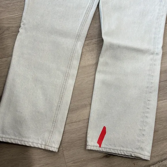 NWT $195 Grlfrnd Karolina High Rise Straight Crop Jeans