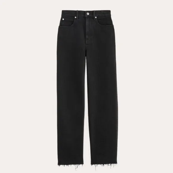 NWT Everlane The Way High Jean Womens 31 Long Coal Black