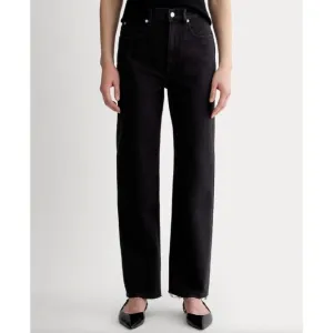 NWT Everlane The Way High Jean Womens 31 Long Coal Black