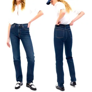 NWT GAP High Rise '90s Straight Jeans in Dark Indigo, 4/27