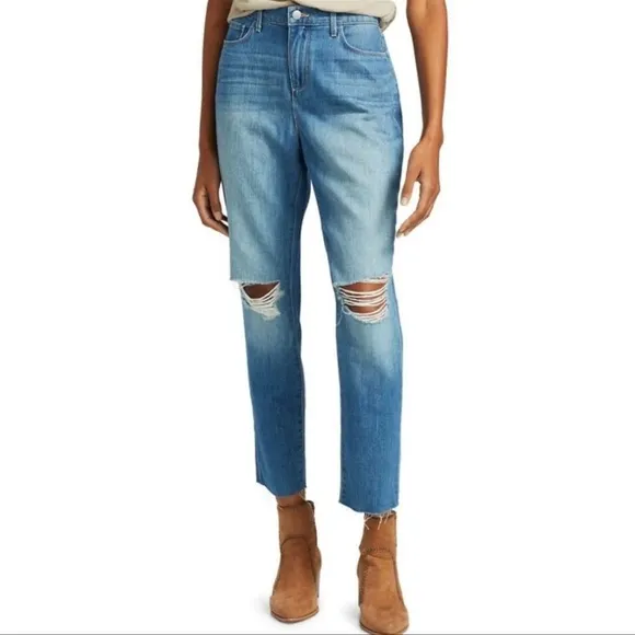 NWT L’agence Bridget High Rise Slouch Straight Mystic 28