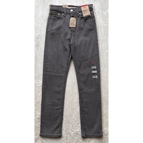 NWT Levi's Wedgie Straight Cropped Jeans in Cosmic Comet, Size 00 X Short, 24x28