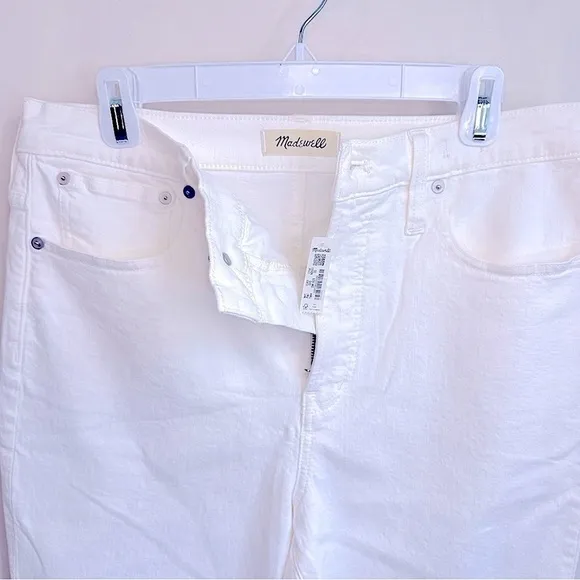 NWT Madewell The Perfect Vintage Jean White Size 32