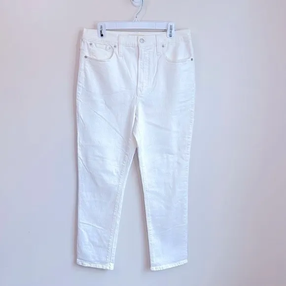 NWT Madewell The Perfect Vintage Jean White Size 32