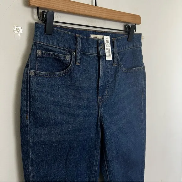 NWT MADEWELL- The Petite Perfect Vintage Jean in Haight Wash Denim