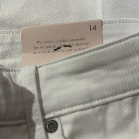 NWT NYDJ Marilyn Straight Ankle Jeans RELEASE HEM IN OPTIC WHITE