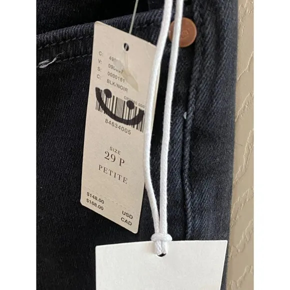 NWT Pilcro The Yaya Mid-Rise Straight Jeans Size 29P Retail $148