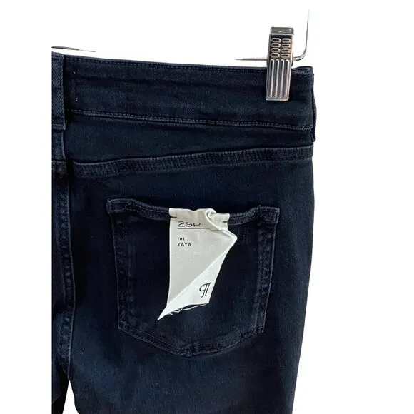 NWT Pilcro The Yaya Mid-Rise Straight Jeans Size 29P Retail $148