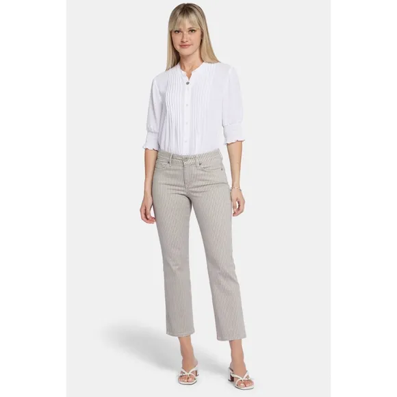NYDJ Marilyn Straight Ankle Jeans, size 10 (runs big)
