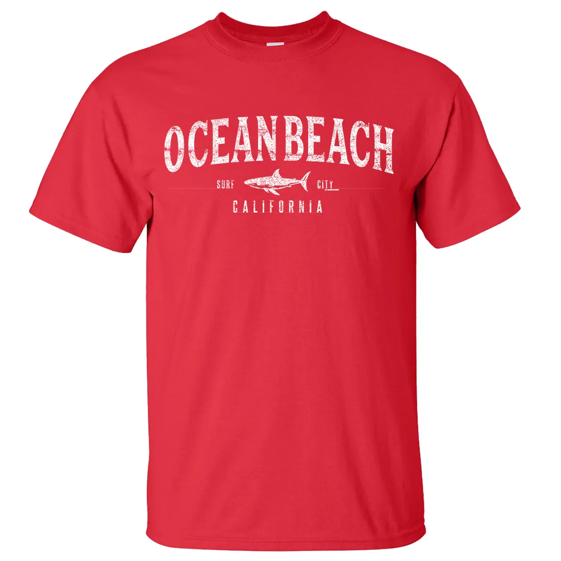 Ocean Beach California Asst Colors T-shirt/tee
