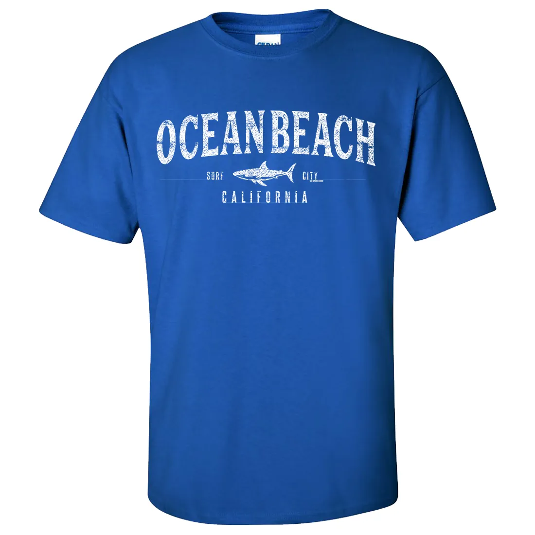 Ocean Beach California Asst Colors T-shirt/tee