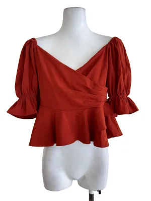 Orange Ginger Crop Top