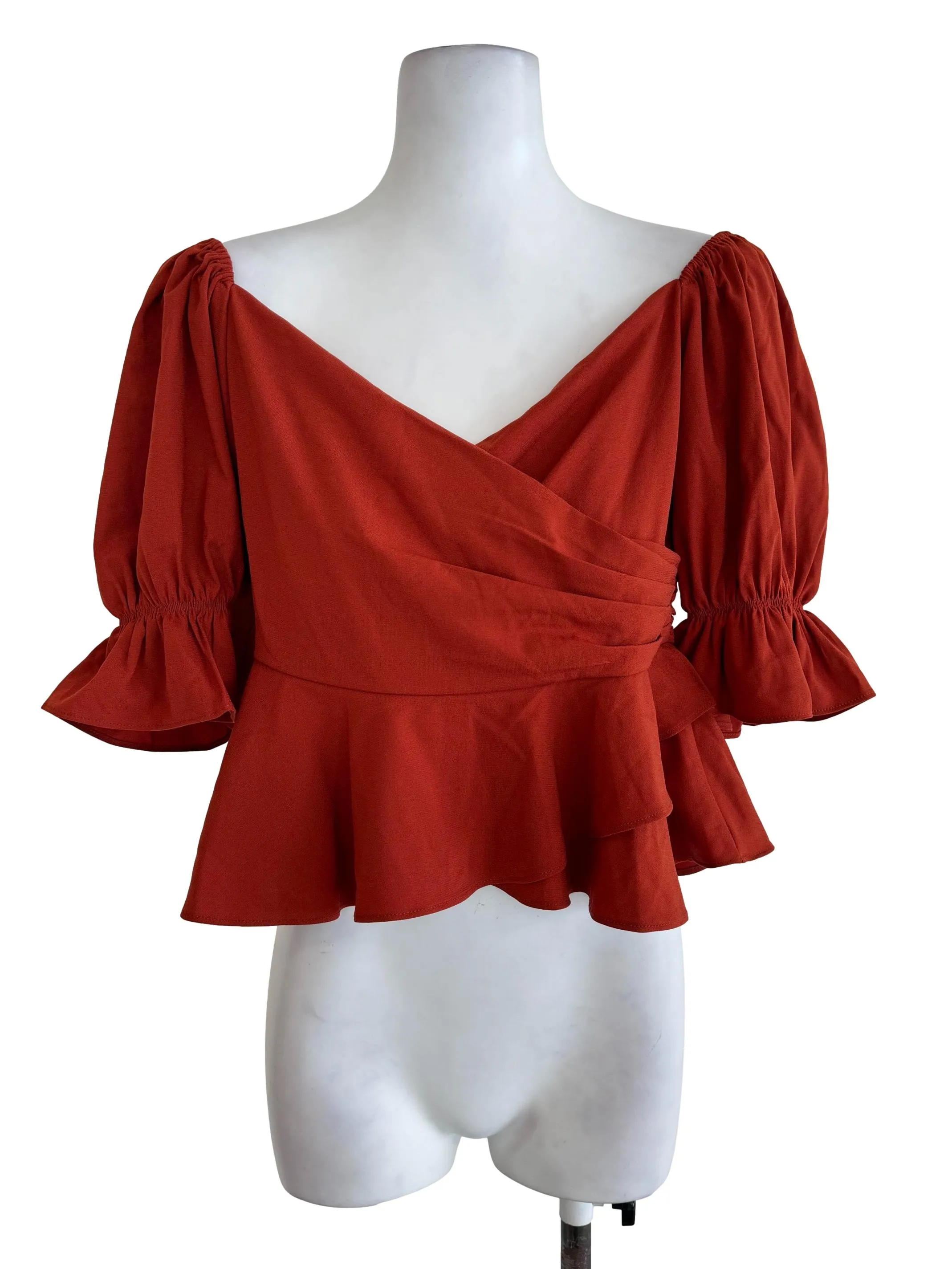 Orange Ginger Crop Top
