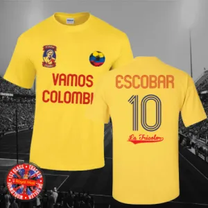 Pablo Escobar "Vamos Colombia" Football T-shirt