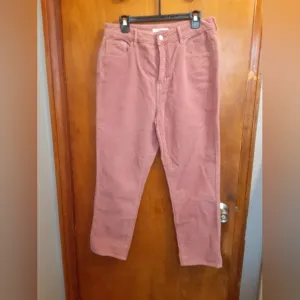 Pacsun NWT Women's Corduroy Rose Pink Mom Jeans 100%Cotton Size 30