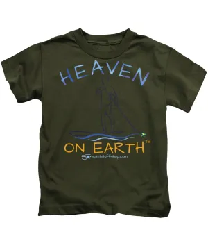 Paddle Board Heaven On Earth - Kids T-Shirt