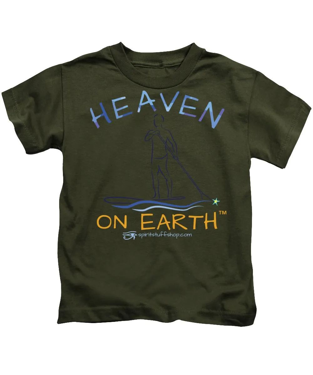 Paddle Board Heaven On Earth - Kids T-Shirt