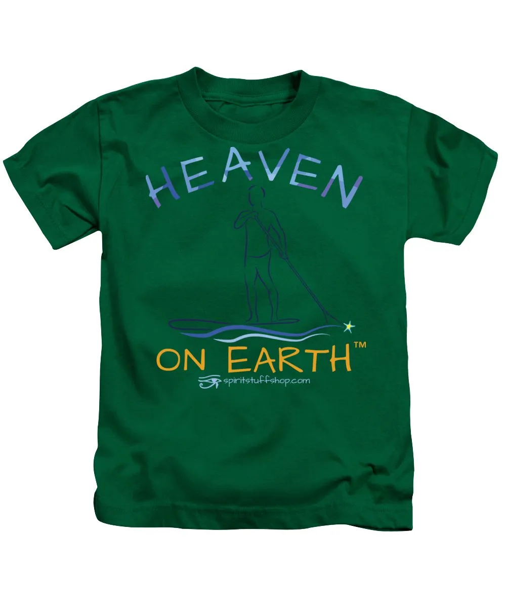 Paddle Board Heaven On Earth - Kids T-Shirt