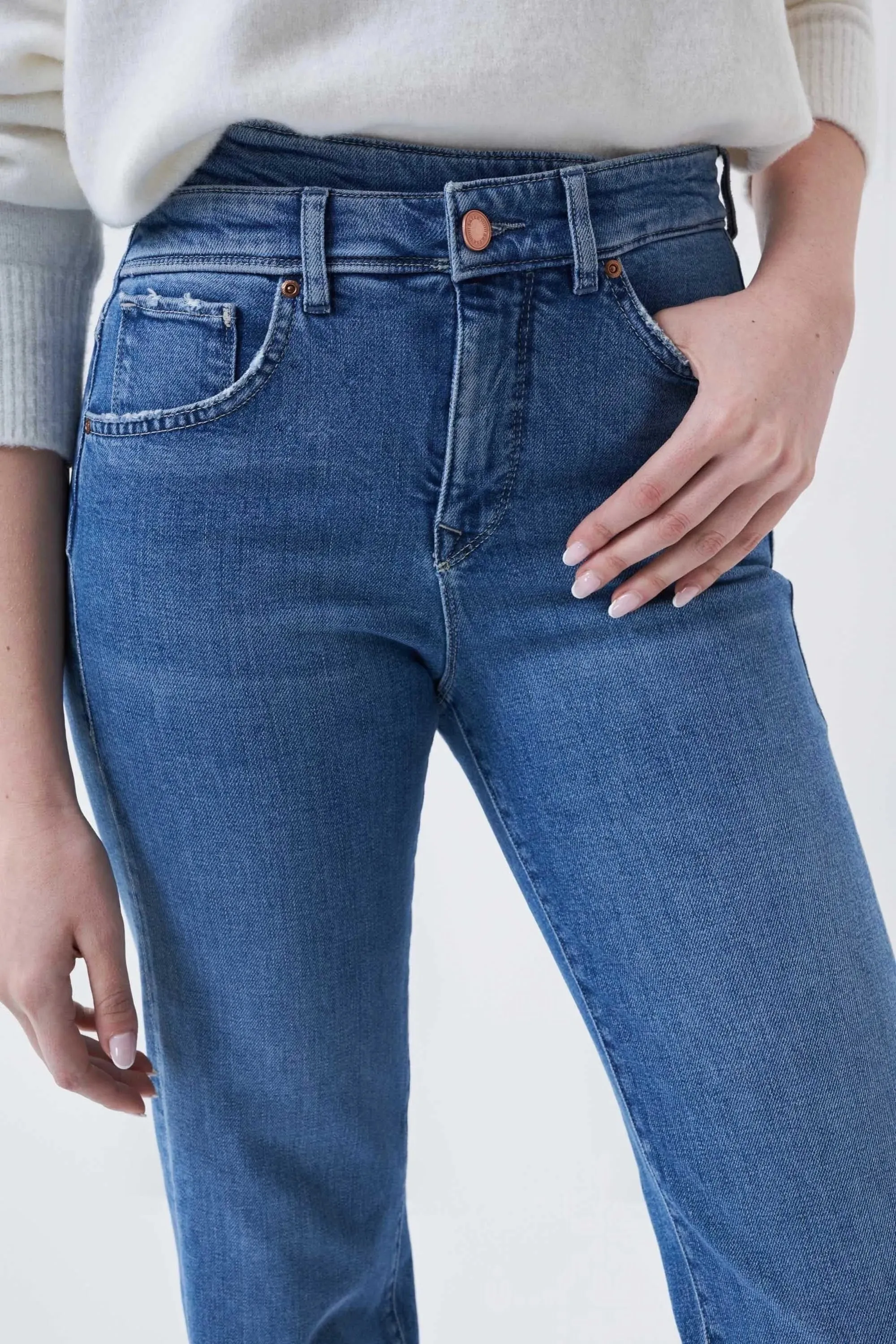Pantalón Vaquero Push In Secret Glamour Straight