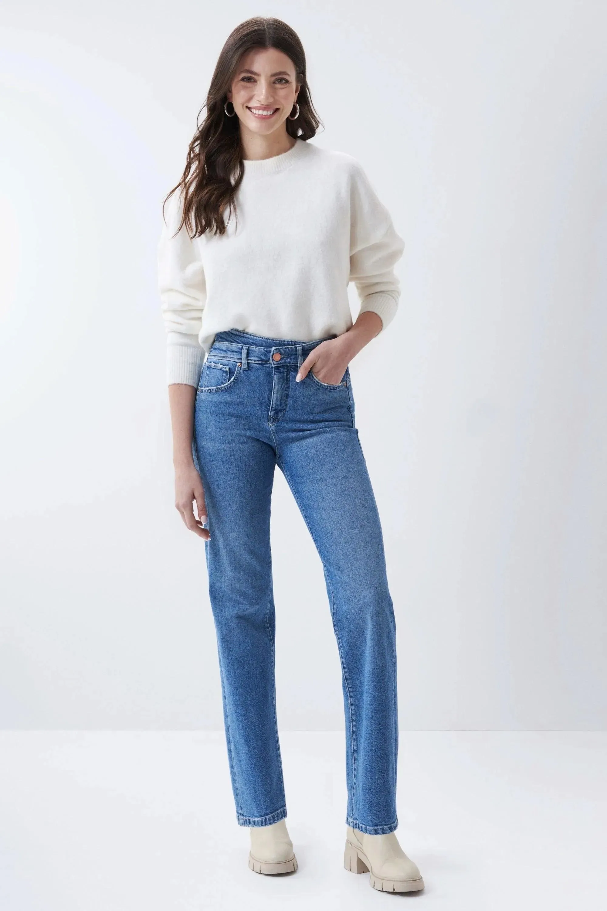 Pantalón Vaquero Push In Secret Glamour Straight