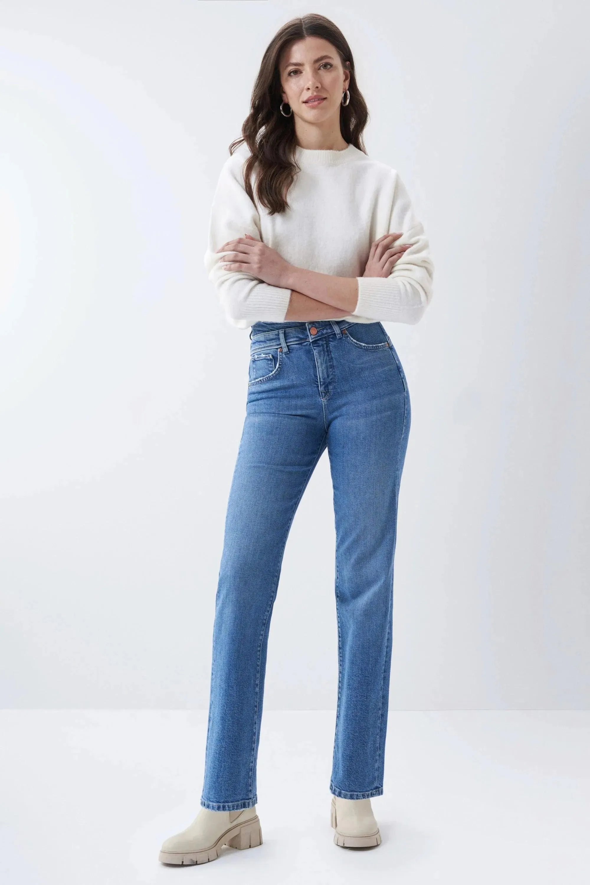 Pantalón Vaquero Push In Secret Glamour Straight