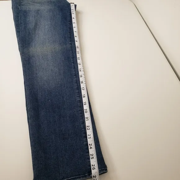 Parker Smith Womens Courtney Crop Mid Rise Denim Jeans Size 28