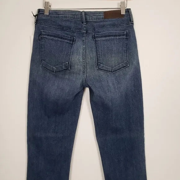 Parker Smith Womens Courtney Crop Mid Rise Denim Jeans Size 28