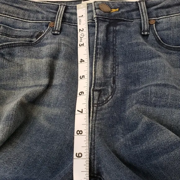 Parker Smith Womens Courtney Crop Mid Rise Denim Jeans Size 28