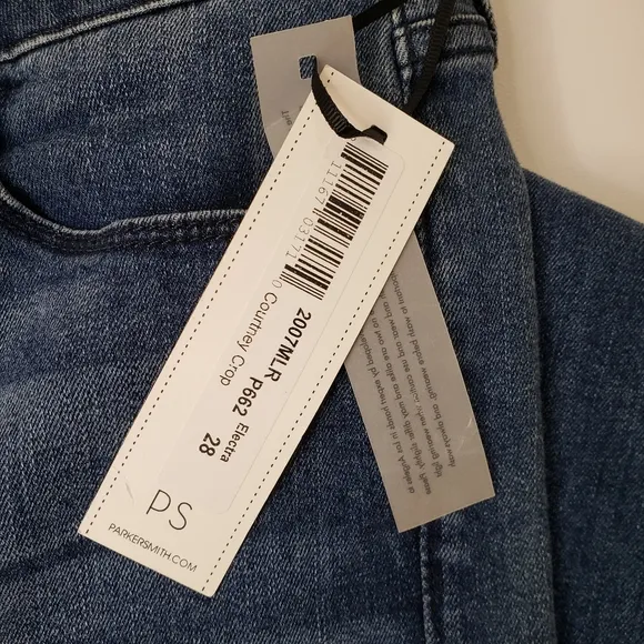 Parker Smith Womens Courtney Crop Mid Rise Denim Jeans Size 28